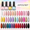 Mtssii 120/60/30/24 Colors Gel Nail Polish Set Semi Permanent Hybrid Gel Varnish Set Base Top Coat Soak Off UV LED Nail Gel Kits 3
