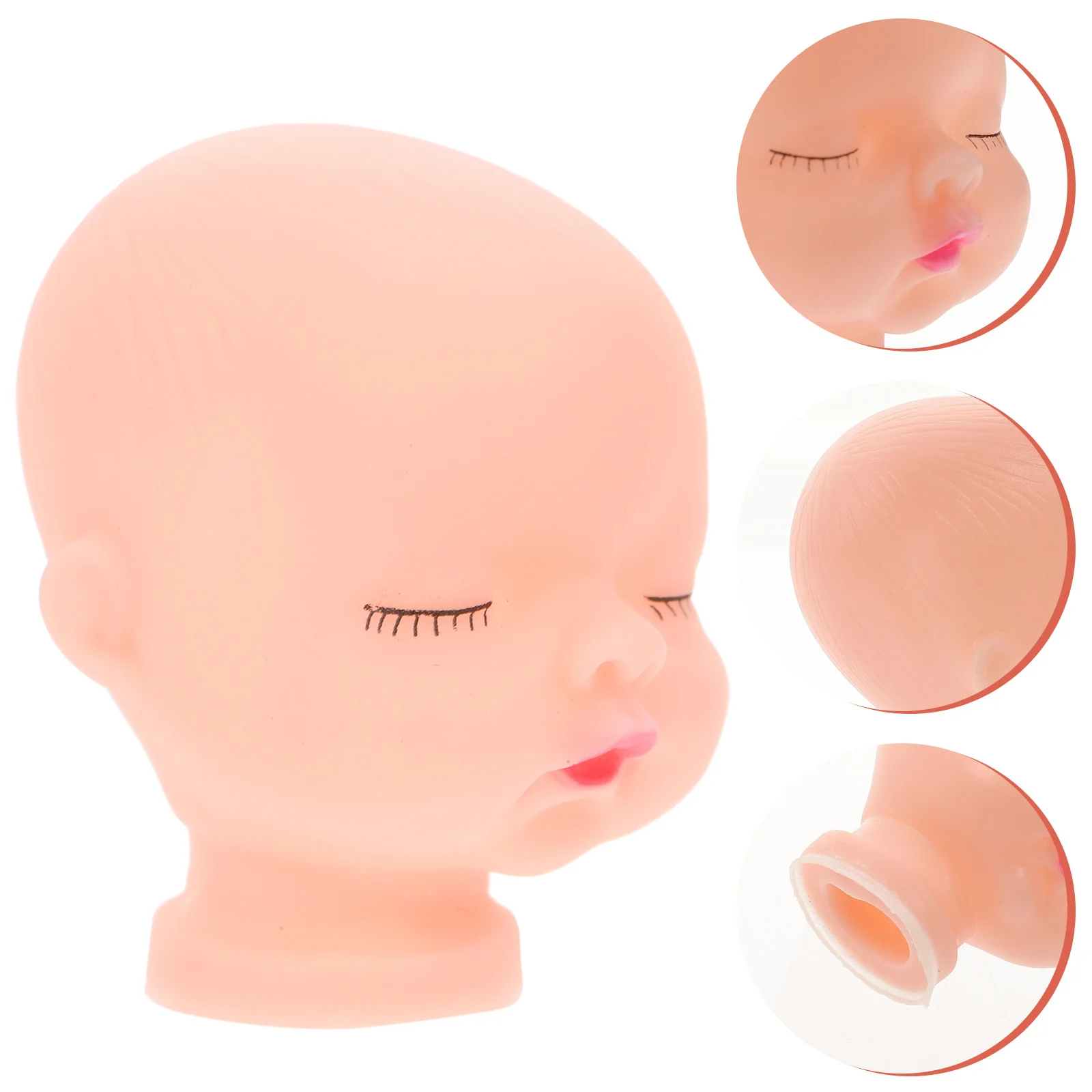 미니 잠자는 인형 머리, DIY 핸드 페인팅 인형, 바디 부품 공예, 키체인 액세서리, 어린이 선물