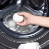 E2 6PCS Wool Laundry Balls Dryer Reusable Natural Fabric Softener Wool Dryer for Speeding Up Dry Time Washing Balls Accessories 3