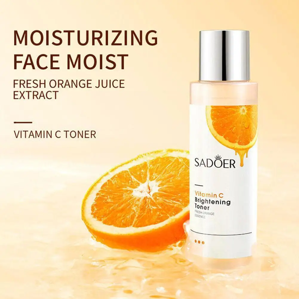 

SADOER Vitamin C Skin Brightening Toner, Hydrating Face Facial Serum, Cleanser, Moisturizer Soothing With Lighte Skincare T R4V7