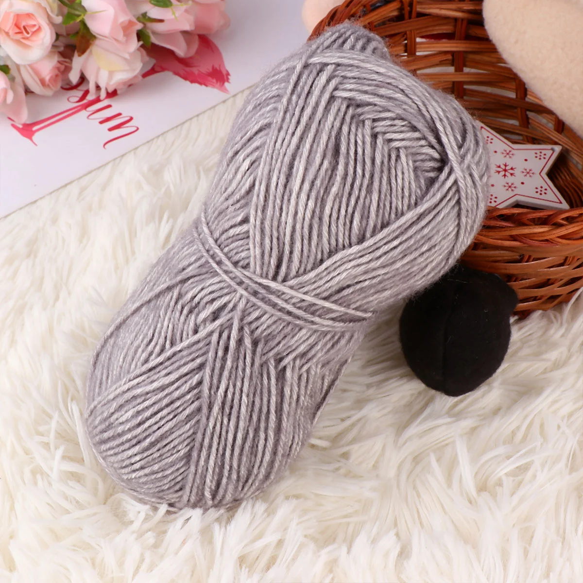 

DIY Cotton Thread Tapestry Rope for Handmade Crafts Knitting Supplies Accessories