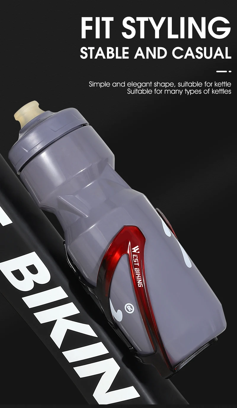 Description Picture 6 of itemWEST BIKING Multicolor Bicycle Water Bottle Cage Ultralight Durable Cycling Bottle Bracket MTB Road Bike Bottle Holder Cup Stand