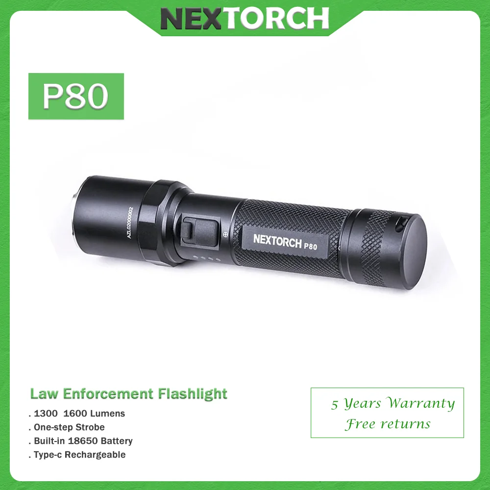 Фонарик Nextorch P80 1600 lumensаккумуляторный