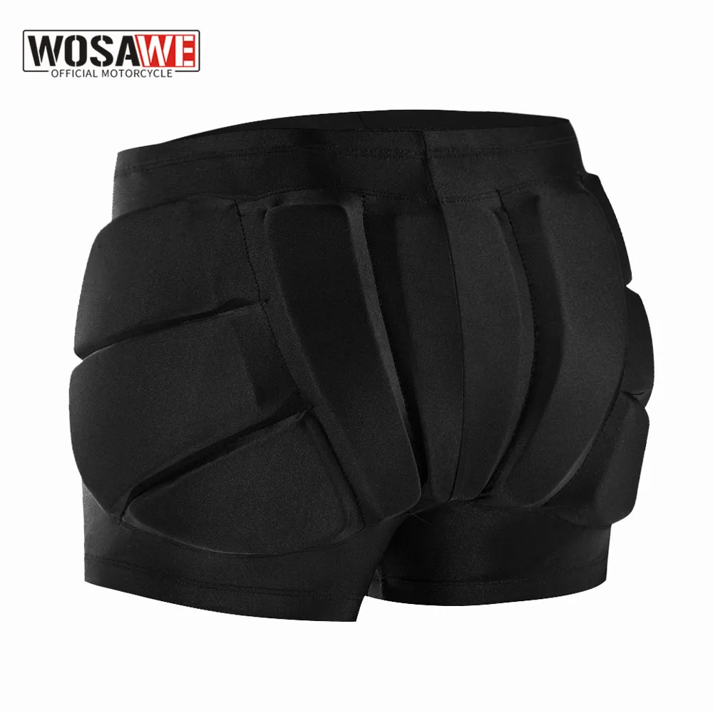 WOSAWE Skating Hips Protector Thick Padded Cushions Compression Skating Shorts Ski Snowboard Sports Protective Mat for Boy Girls