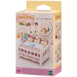 Sylvanian Families Dollhouse Playset Furniture Crib with Mobile Accessories Toy New in Box 5534