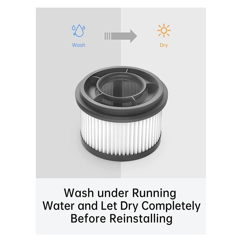 For Dreame T10 T20 T30 Handheld Cordless Vacuum Cleaner Washable Filter Replacement Accessories High Efficiency Filter