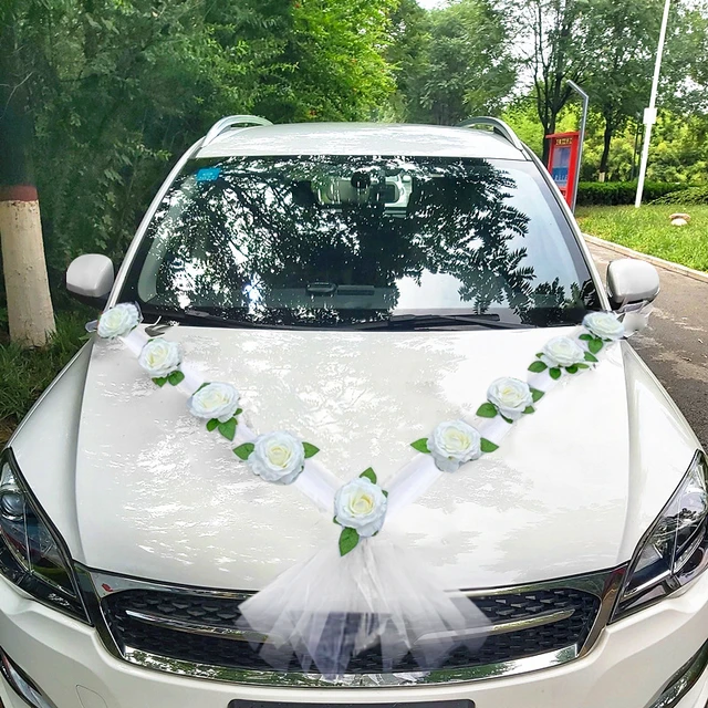 Artificial Flowers Wedding Decoration  Wedding Car Decorations Flowers -  Diy Wedding - Aliexpress