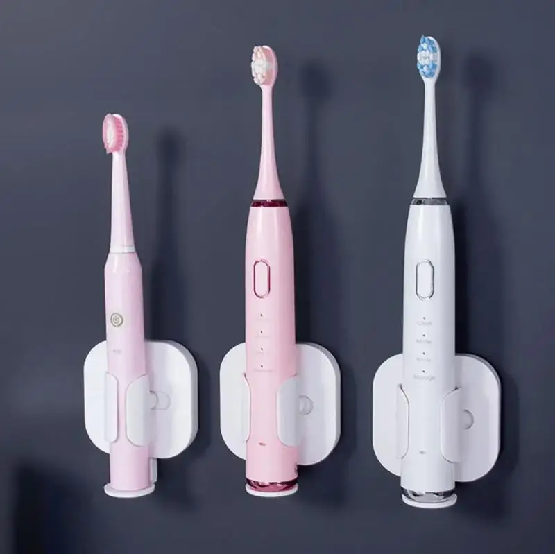 

1 Pc Telescopic Gravity-Sensing Electric Toothbrush Holder Wall Hanging Couple Toothbrush Drain Storage Box Bathroom Organizer