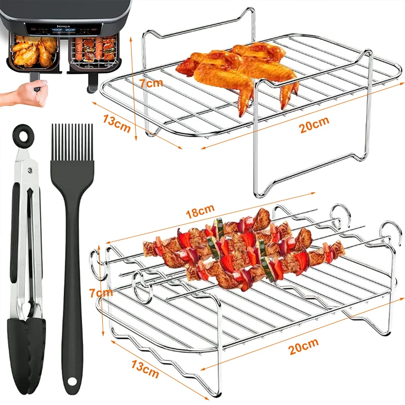 Multifunctional Air Fryer Steaming Rack Stainless Steel 8Q Air Fryer