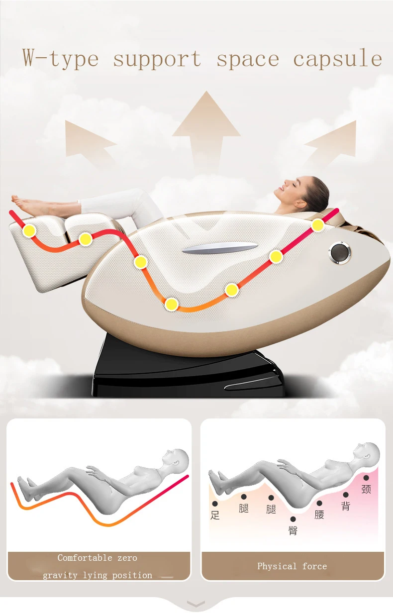 4D Warm Massaging Roller massage chair 4d zero gravity electric 6