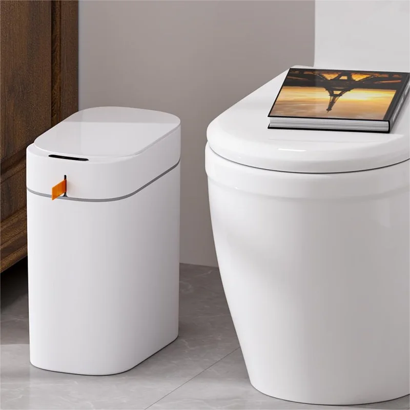 

Joybos Smart Trash Can Automatic Adsorption of Garbage Bags Kitchen Bathroom Living Room Supplies Electronic Garbage Can