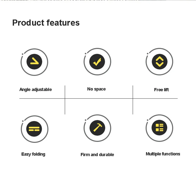 Description Picture 3 of itemBed Desk Small Table Plus-Sized Laptop Desk Foldable Lazy Table Dormitory Students Lap Desk