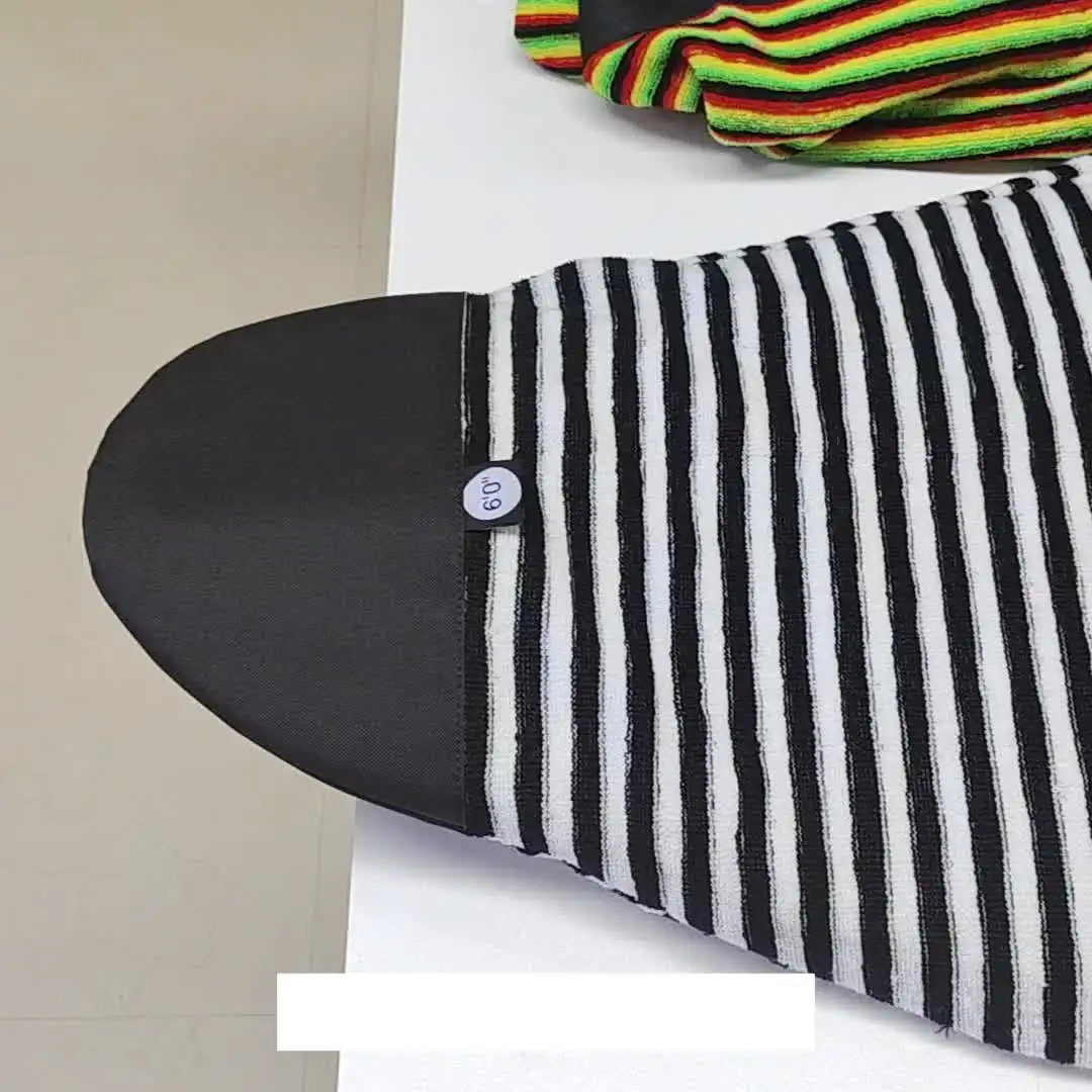 Housse de chaussette de planche de surf, sac de protection, tous les sacs de planche, couverture extensible, transport facile, conception de cordon réglable, 6 pieds  18