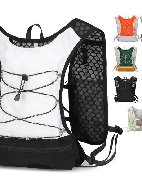 초경량 러닝 백팩 물 주머니 야외 트레일 하이드레이션 팩 유니섹스 마라톤 더블..