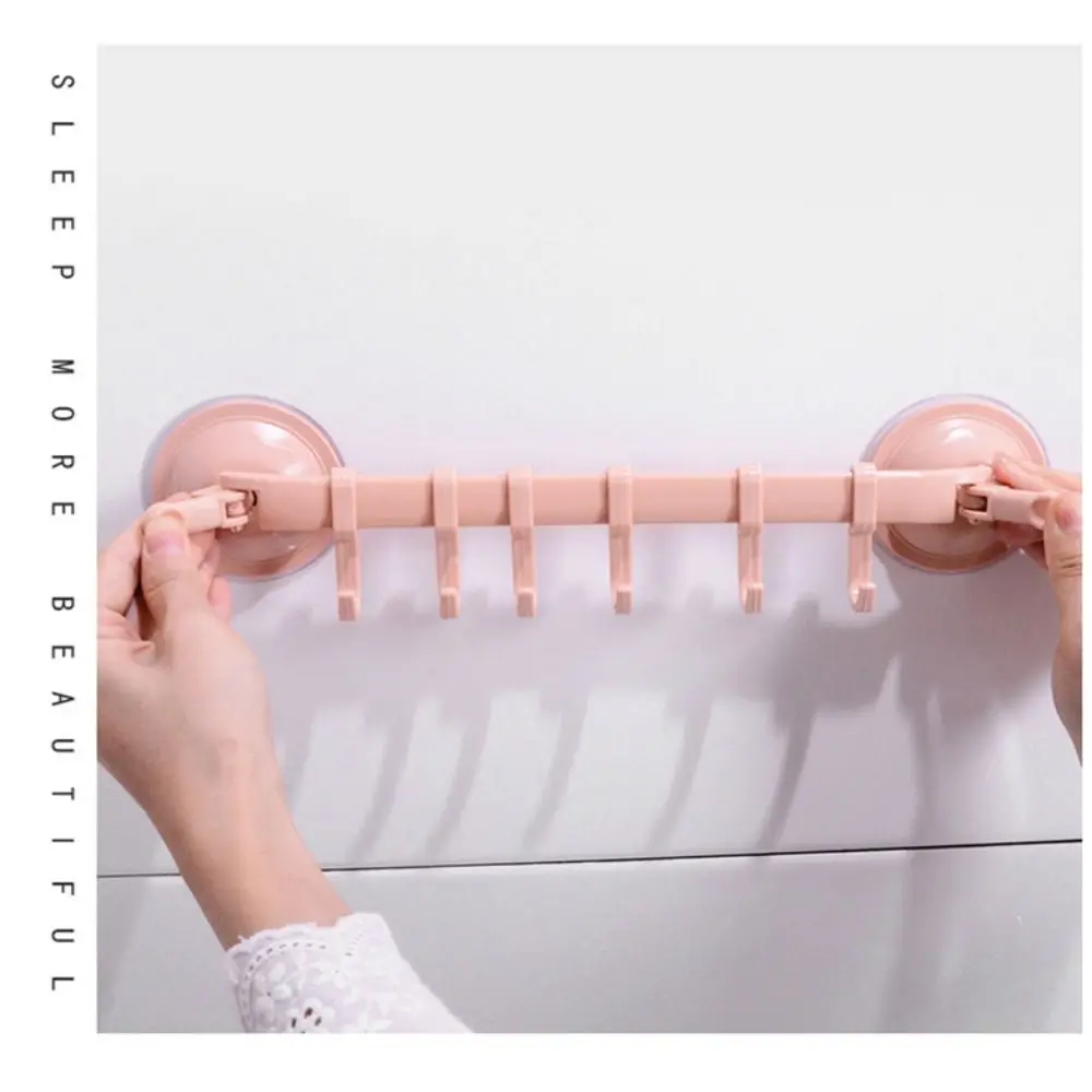 Bathroom Kitchen Wall-mounted Vacuum Sucker Adjustable Hanger Adjustable Hook Storage Holders Hooks multifunctional hooks suction cup hook