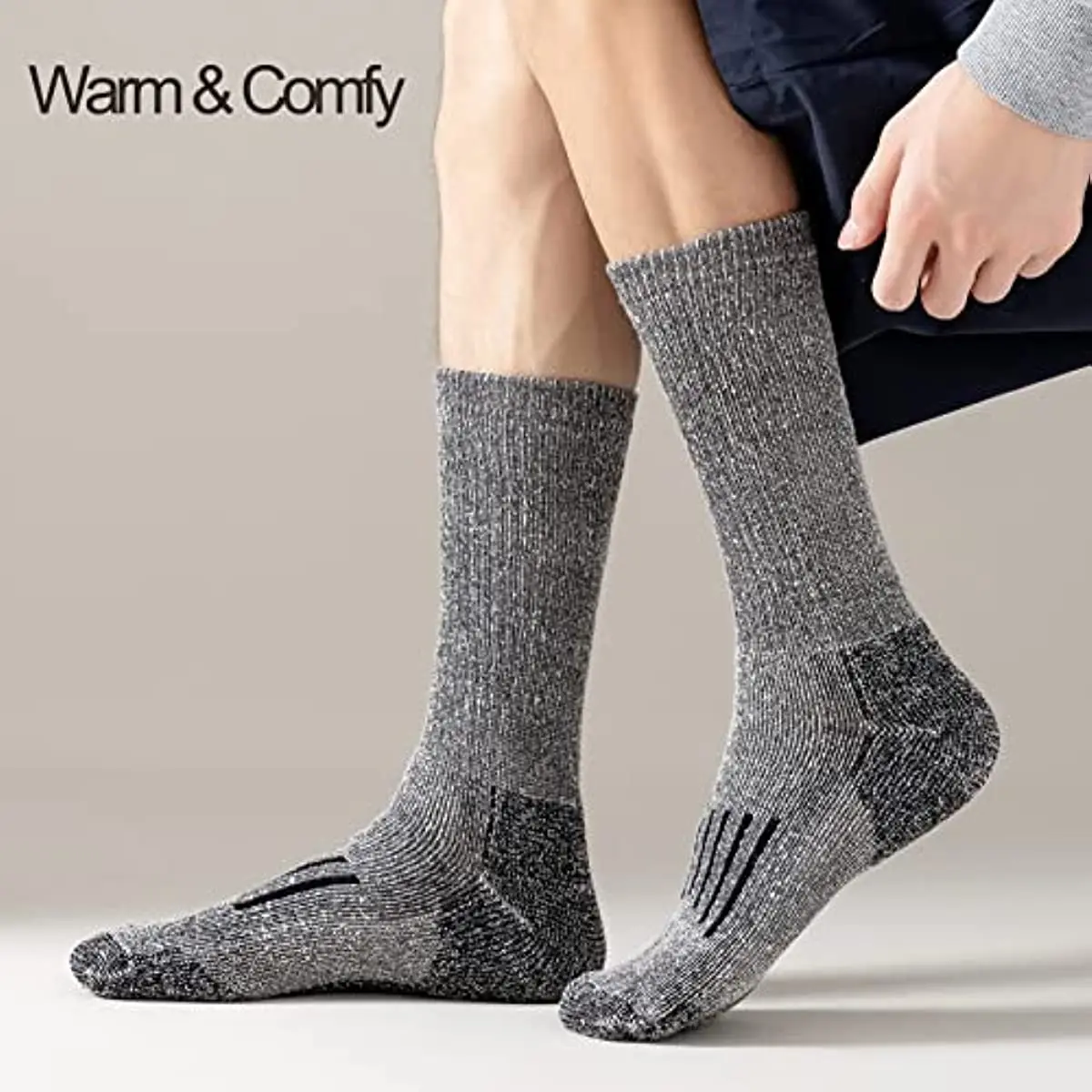 warme skisokken heren