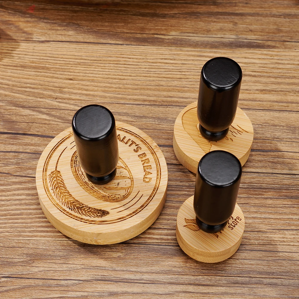 Description Picture 4 of itemPersonalised LASER Logo Stamp Wooden Stamp Rubber Logo Clear Seals Custom Package Stamps Business Logo Seals