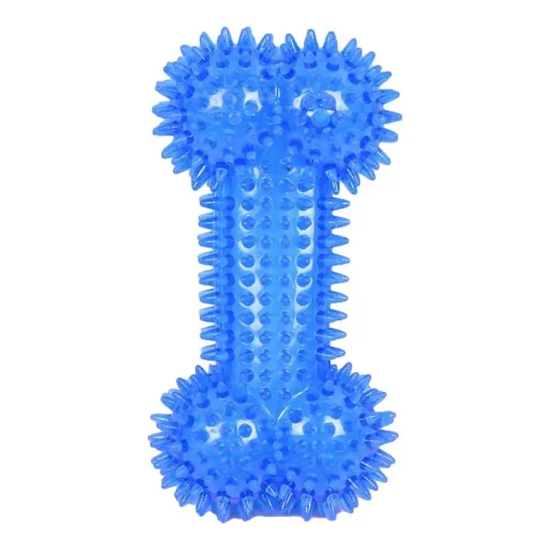 

Bite Resistant dog toy Molar Stick Dog Toys and Resistant Pet Chew Toys Bone Piercing Shape Interactive Puppy Game Ball Toys