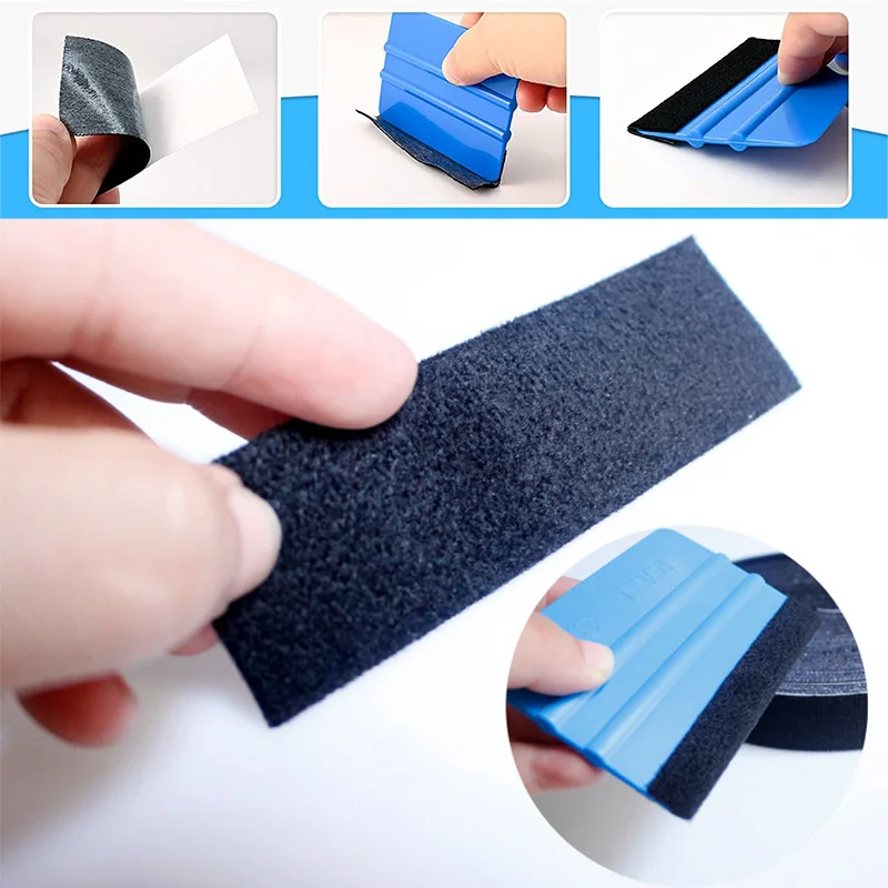 Felt Edge Squeegee Car Vinyl Scraper Spatula Vinyl Wrap Tool Window Tinting Tools
