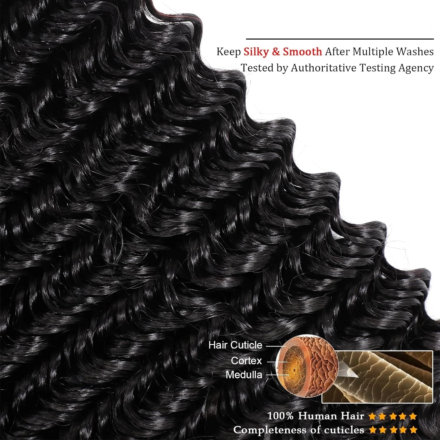 Loose Deep Wave Human Hair Bundles 30 40 Inch Brazilian Curly 3 4 Bundles Raw Hair Extensions Double Weft Rosabeauty
