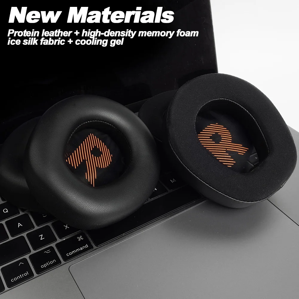 Earphone pads For JBL Quantum Q800 Q600 noise replacement Earpads headphones Earmuffs Mesh Memory Covers Sponge Protein