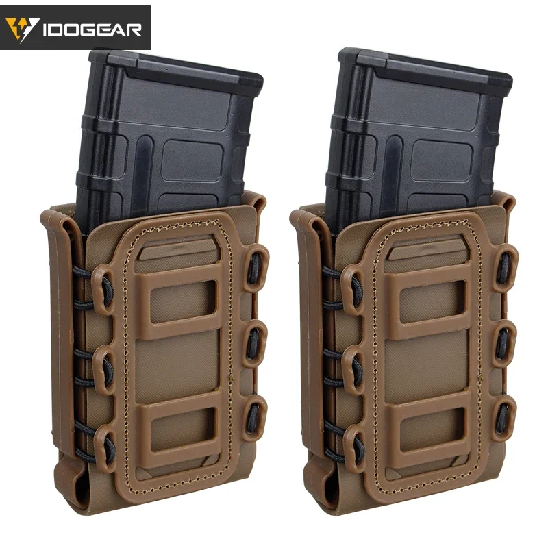 IDOGEAR Magazintasche 5,56mm Magazinhalter 7,62mm Molle Softshell Universal-Magazinträger für M4 AR15 M16 AK 2 Stück 3516 – Detail 13