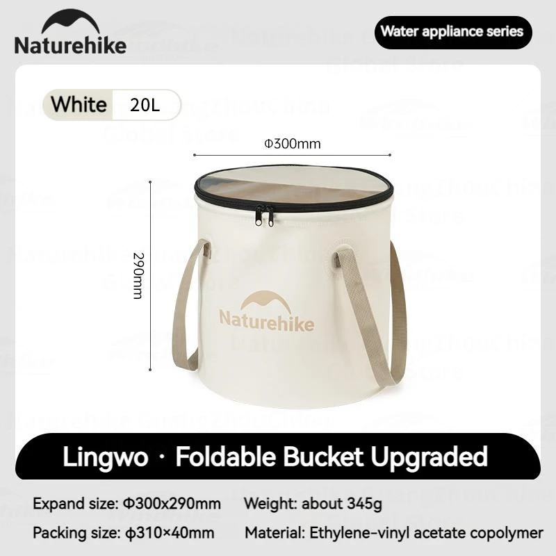 COSELL Contenitore Acqua Pieghevole 10L/20L Con Rubinetto E Gancio – Secchio Da Campeggio Portatile In PVC Alimentare Senza BPA – Ideale Per Trekking, Picnic, Sopravvivenza (Confezione Da 2 Pezzi)