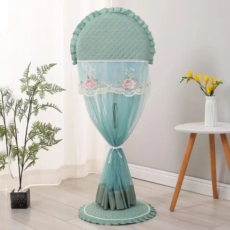 Household Electric Fan Cover Cotton Fabric Cloth Fan Cover Floor Type Protective Dustproof ZE849