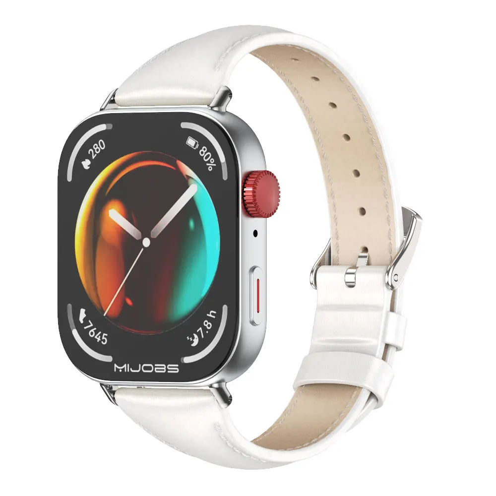 Premium Leather Wristband for Smart Watch - Soft and Durable Strap Accessory