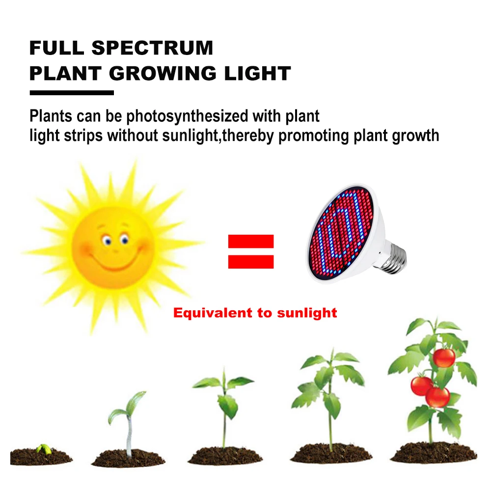 126 200 300 Leds Led Grow Light E27 220V Full Spectrum Phyto Lamp Plant Bulb Growth Light Hydroponics Greenhouse Lamp Grow Tent led grow light,grow light