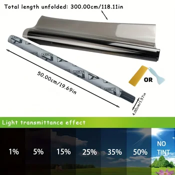 Black Car Window Tint Film 4
