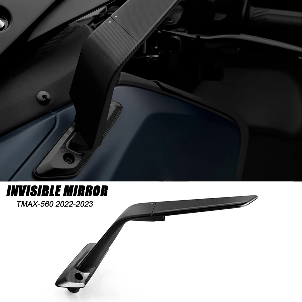 

For Yamaha Tmax560 TMAX 560 TMAX-560 2022-2023 Motorcycle Mirrors Stealth Mirrors Sports Winglets Mirror Kit Adjustable Mirrors