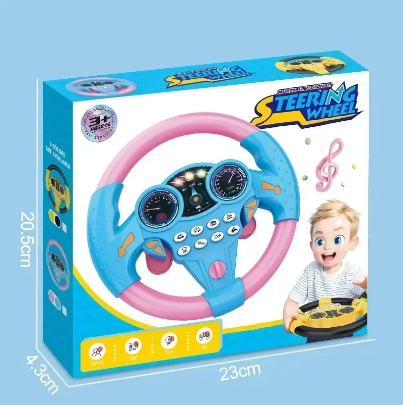 Infant Shining Interactive Steering Wheel Toy for Early Childhood Development