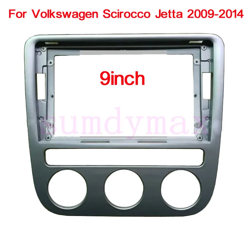 

2 Din 9 Inch Car Radio Fascia for Volkswagen Scirocco Jetta 2009-2014 DVD Stereo Frame Plate Adapter Mounting Dash