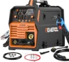 MIG Welder,6 in 1 Gas MIG/Gasless Flux Core/Stick/Lift TIG/Spot Welding/Spool Gun Compatible Aluminum,Multi Process Welder 1