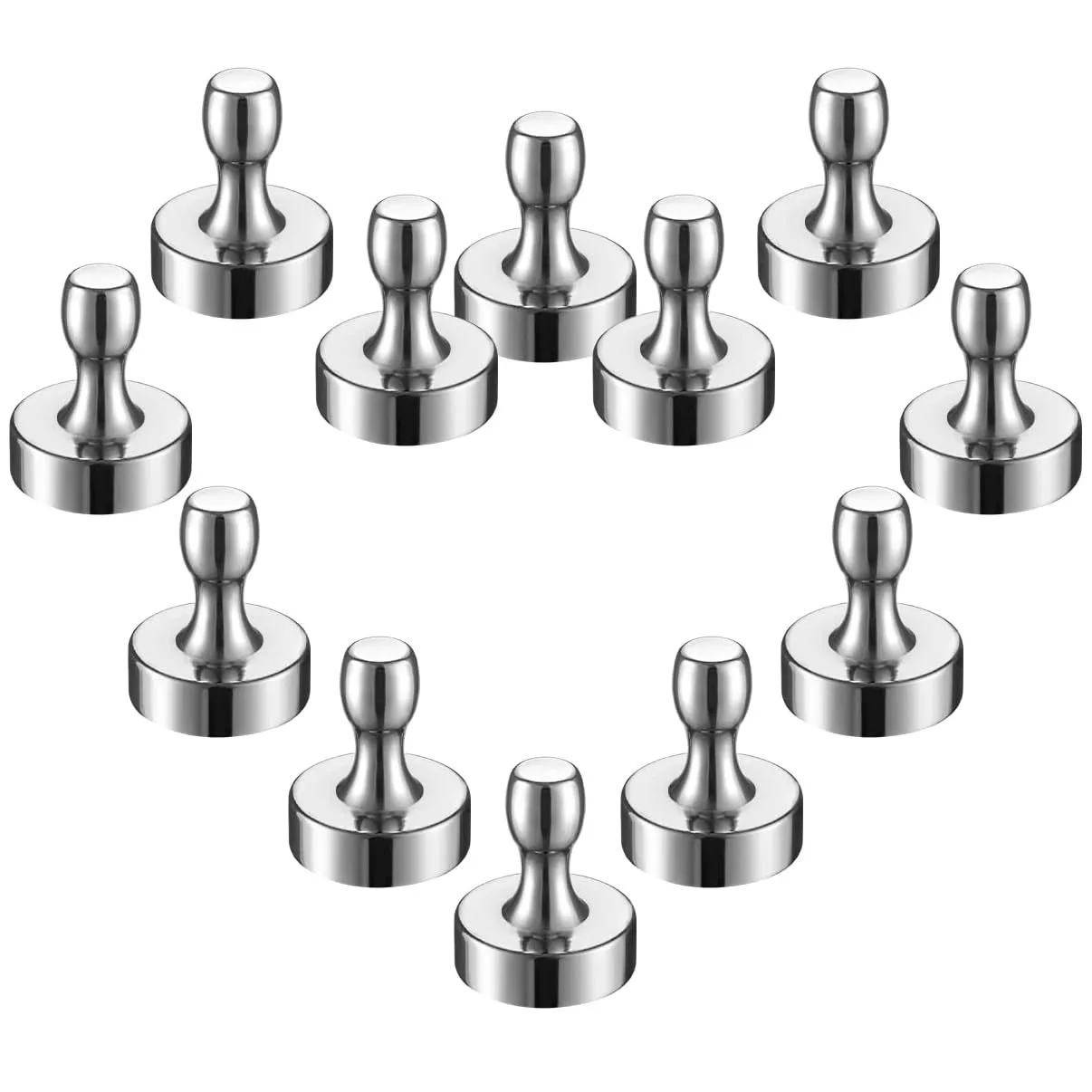 50PCS 100PCS Square Strong Magnetic Fridge Magnet Badge 50x50mm Button Parts DIY Decorative Magnets For Home Office Kitchen Wall - 15