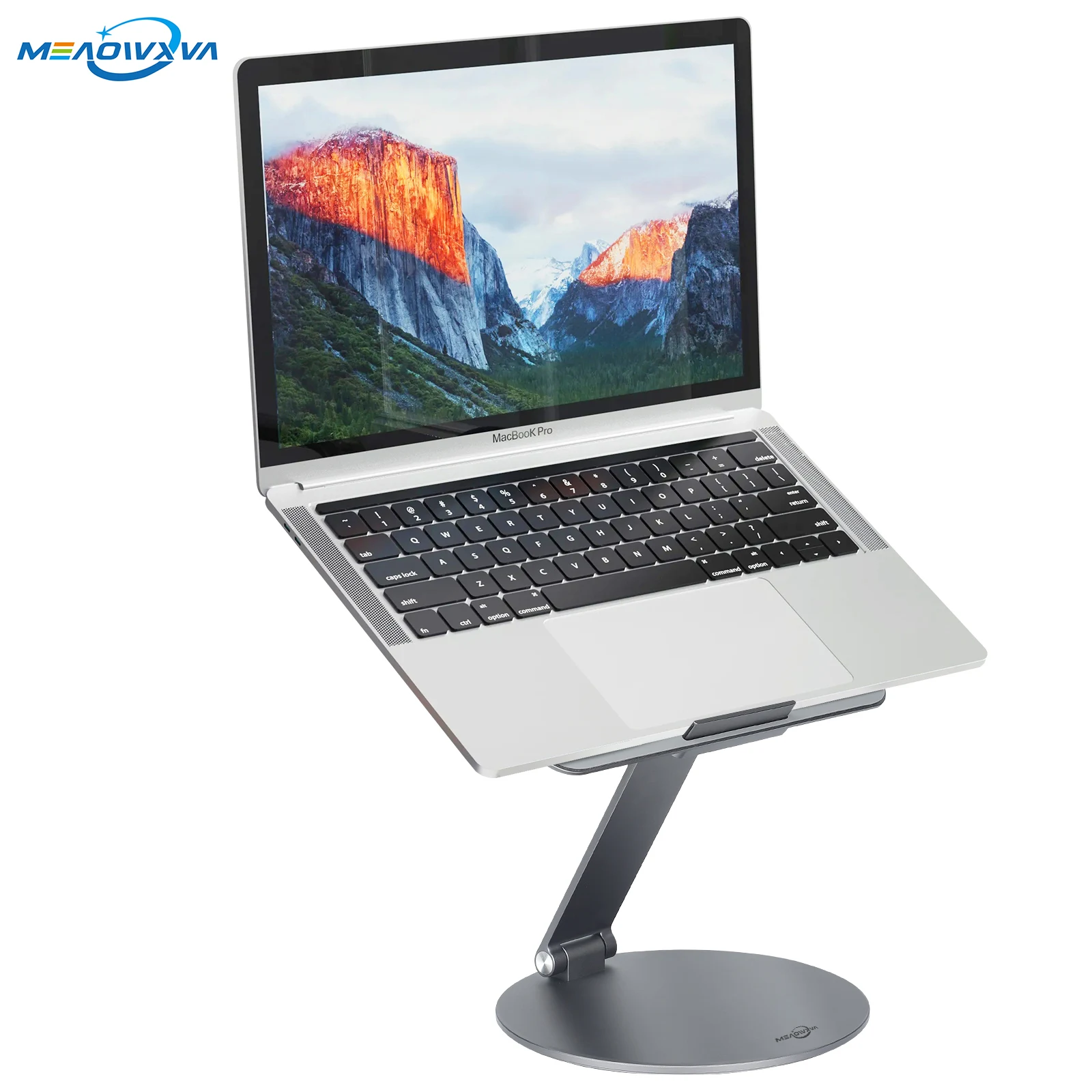 Meaowxva-suporte Dobrável para Laptop Suporte para Notebook 360 Base Rotativa Macbook Pro ar hp Laptops Dell Tablet