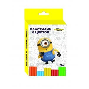 Пластилин &quotМиньоны&quot 6 цветов |