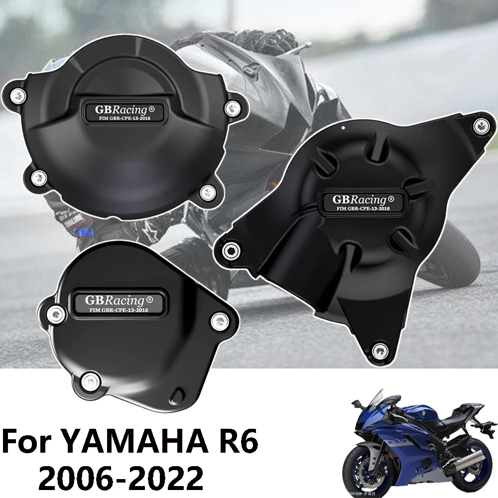 Yamaha R6 2017 2018 2019 GB Racing Engine Case Cover Set 