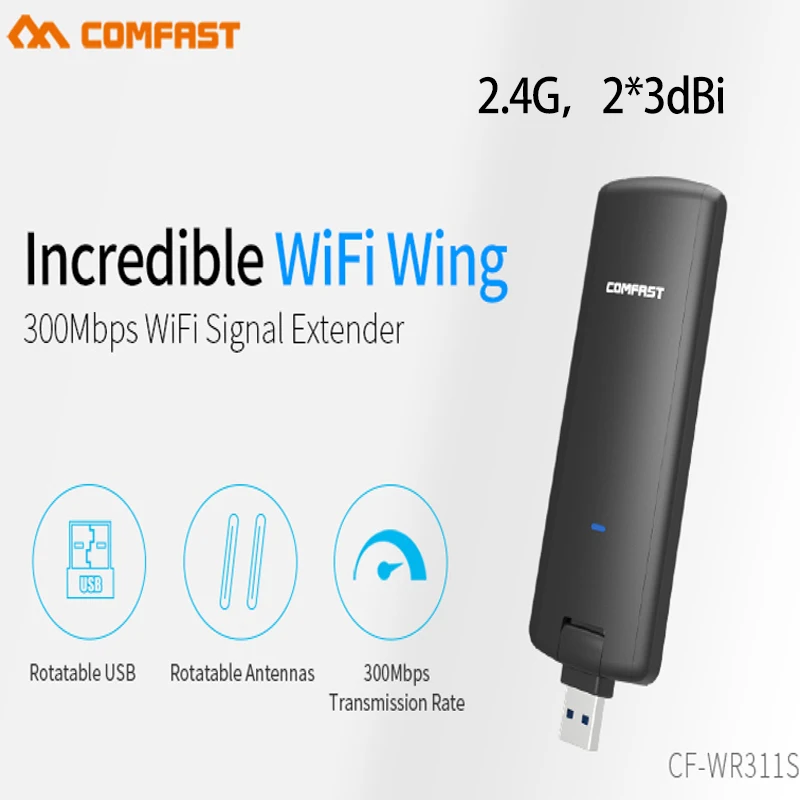 

WiFi signal amplifier 2.4GHz wireless WiFi repeater 300mbps cf-wr311s AP Router USB interface 2.4GHz WiFi extender remote