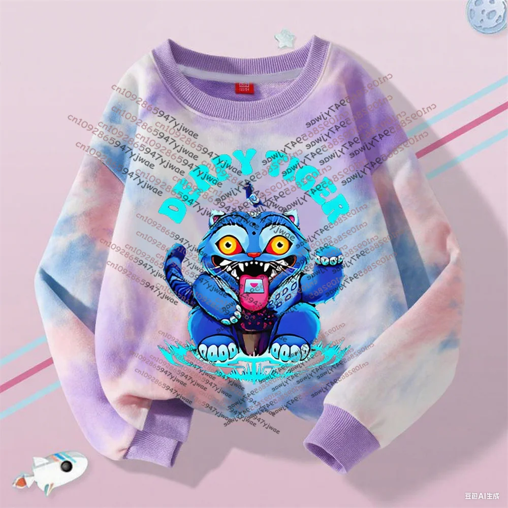 Sweat à Capuche Kpop Pour Fille - Style Chasseur, Manches Longues, Imprimés Anime - Décontracté, Confortable