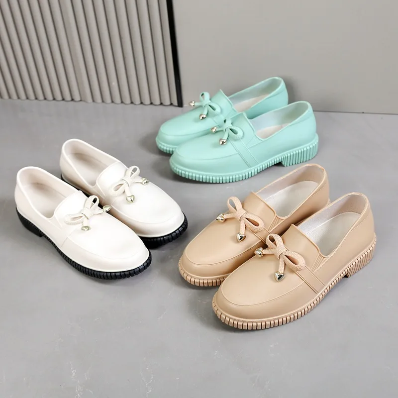 New Women Rubber Rain Ankle Boots Waterproof Shoes Woman Ladies Winter Female Water Shoes Rainboots Short Boots For Women botas