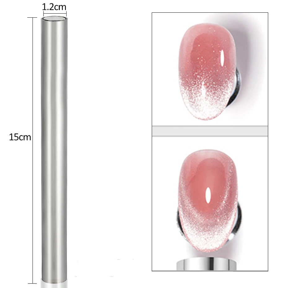 magnetic nail art tools Cylindrical Magnet for Cat Eye UV Gel Varnish with Nails Art Decoration Fashion Nail Magnet Tools for Manicure Design Tools