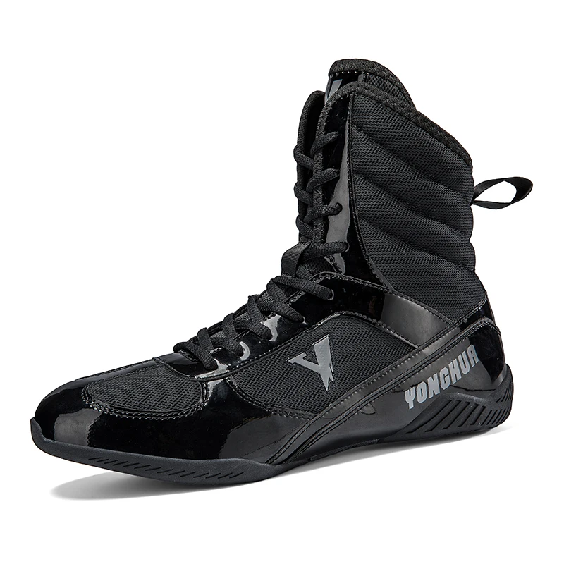 Indoor Fitness Wrestling Shoes Men's Lightweight Breathable Sneakers Free Fight Training Boxing Wear Resistant Shoes