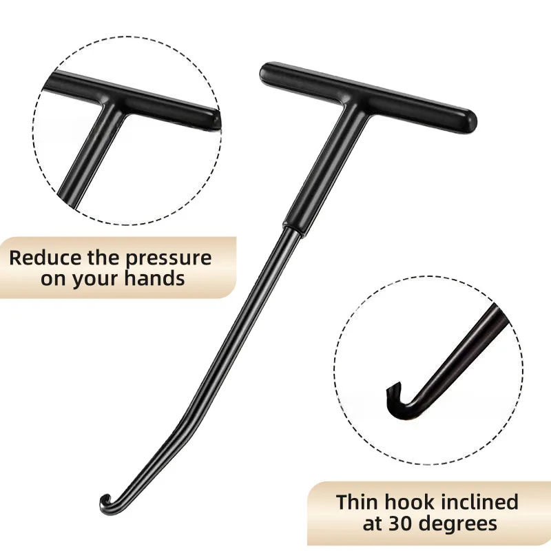 1pc Motorcycle Exhaust Spring Hook Universal T Shaped Handle Exhaust Pipe Spring Puller Installer Hooks Removal Repair Tool