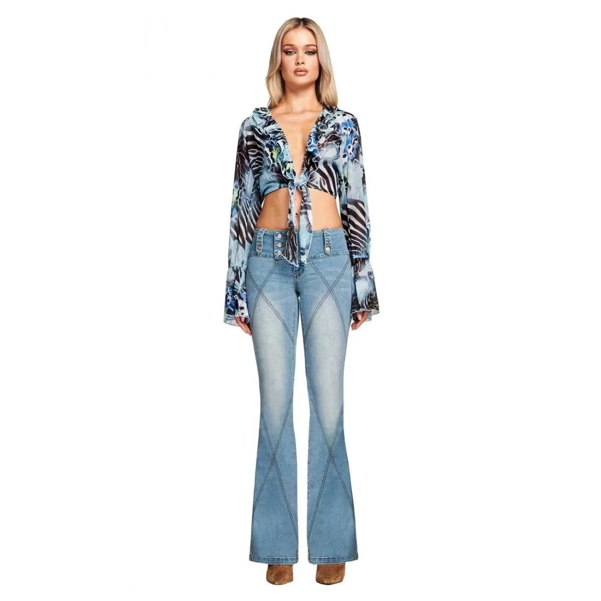 

I.AM.GIA Jeans Vintage wash high-waisted leggings