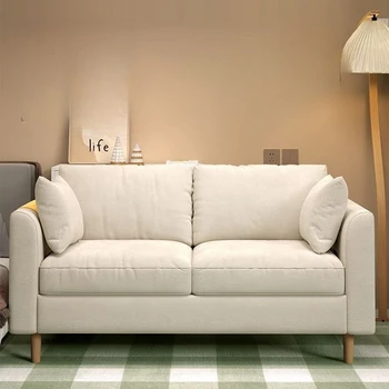Korean Nordic Floor Sofa | Small Space Low-Profile Couch | 2/3-Seater Loveseat | Modern Apartment Living Room Bedroom Furniture