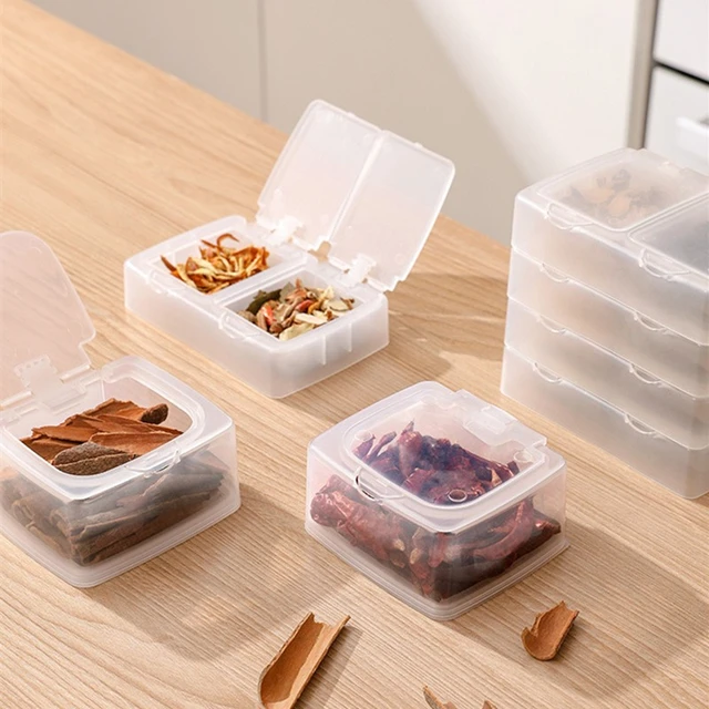 Food Storage Containers with Cover Refrigerator Drawer Stackable