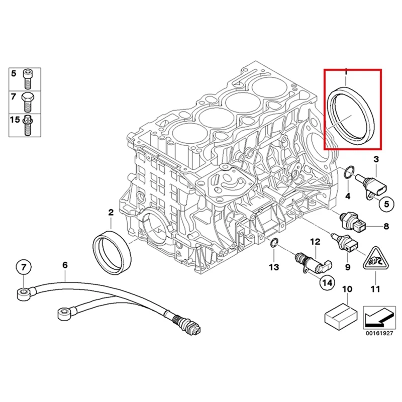 엔진 크랭크축 도장 링, BMW E90 E91 316I 318I 320I 325D 328I 330D 335I 340I 316Li 320Li 328Li 용