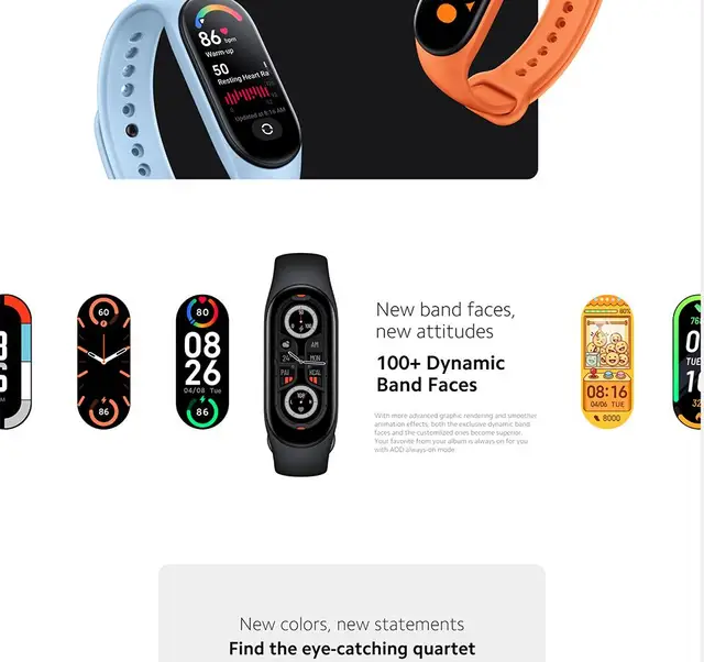 Bracelet Intelligent Version Mondiale Xiaomi Smart Band 7 - imychic